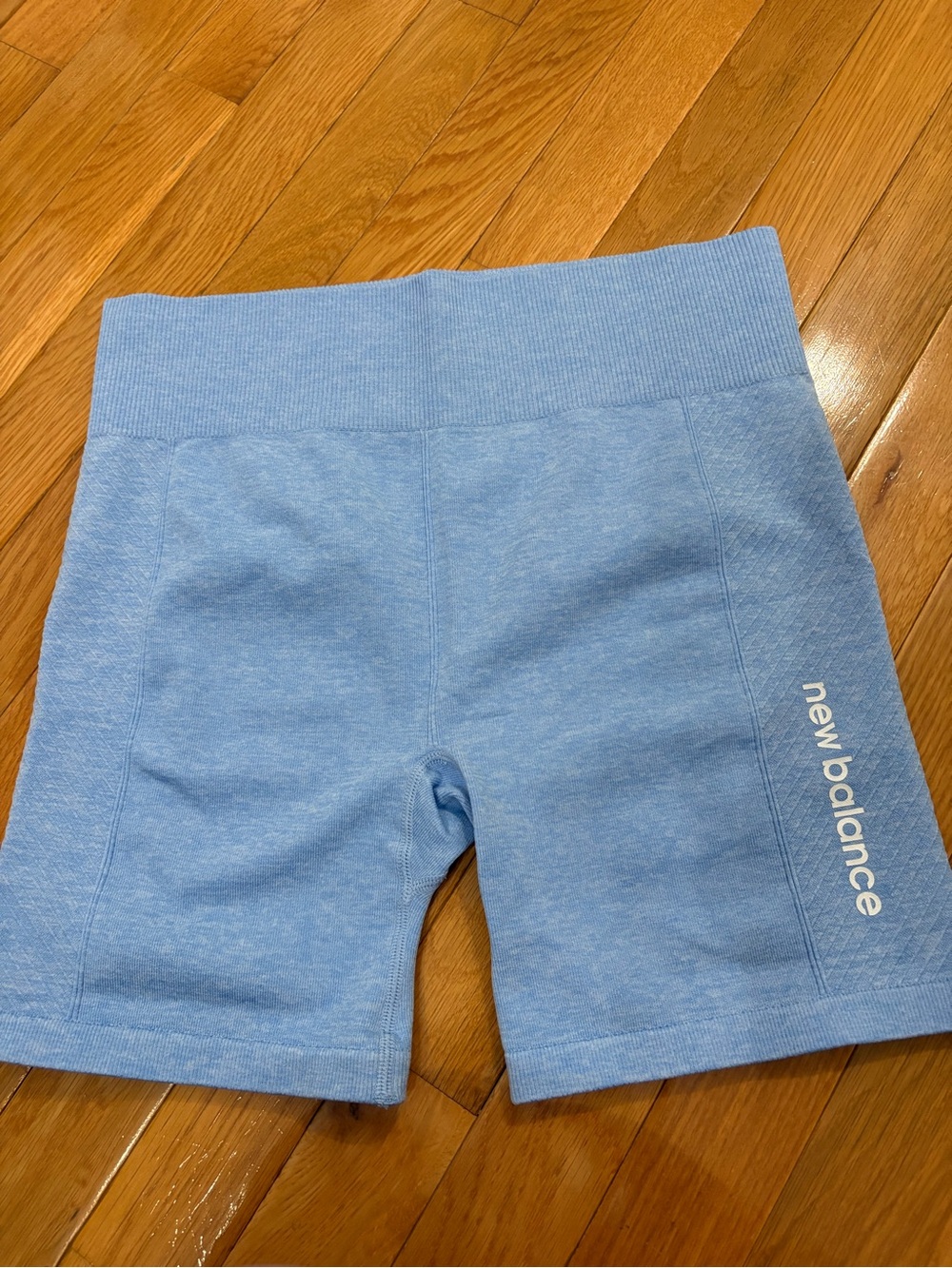 Light Blue Biker Shorts
